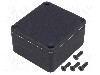 Carcasa aluminiu, 55mmx60mmx35mm, IP66, HAMMOND - 1550WQBK