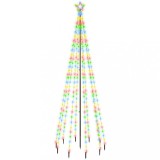 Cumpara ieftin Brad de Craciun, 310 LED-uri colorate, 300 cm, cu tarus