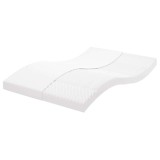 Cumpara ieftin Saltea din spumă, alb, 140x210 cm, 7 zone, duritate 20 ILD
