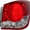 Stop spate lampa Chevrolet Cruze (J300), 09.2009-, spate, Dreapta, SEDAN, partea exterioara; P21/5W+W16W+WY21W; fara suport bec; omologare: ECE/SAE,
