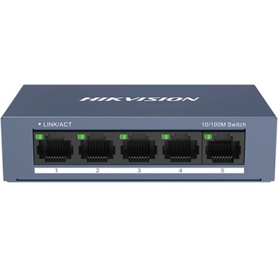 Switch 5 porturi 10/100 Mbps RJ45 - HIKVISION DS-3E0105-O foto
