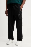 adidas pantaloni de trening din bumbac All SZN culoarea negru, uni, JN0580