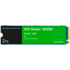 SSD WD Green SN350 2TB M.2 2280 PCIe Gen3 x4 NVMe QLC, Read/Write: 3200/3000 MBps, IOPS 500K/450K, TBW: 100 &amp;quot;WDS200T3G0C-00AZL0&amp;quot; foto
