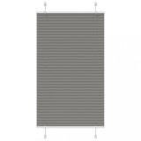vidaXL Jaluzea plisată Antracit 80x150 cm Lățime țesătură 79,4 cm