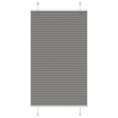 vidaXL Jaluzea plisată Antracit 80x150 cm Lățime țesătură 79,4 cm 4015088