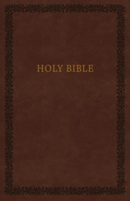 KJV, Holy Bible, Soft Touch Edition, Imitation Leather, Brown, Comfort Print foto