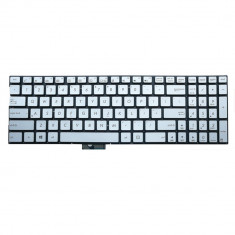 Tastatura Laptop Asus Zenbook Q503 argintie iluminata