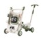 Antemergator pentru Copii 8 in 1, Flippy, Multifunctional, cu Maner de Impingere Detasabil, Scuter, Trotineta, Scaun Reglabil, Tavita Detasabila, Stab