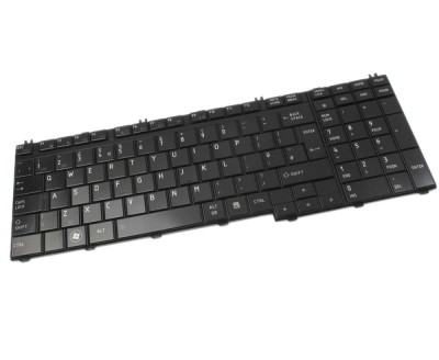 Tastatura Toshiba Neagra Equium P300, Qosmio F60, Qosmio G50, Qosmio X300, Qosmio X305, Qosmio X500, Satellite foto