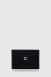 Coach carcasa din piele Essential Card Case culoarea negru