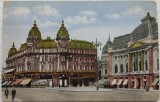 Carte postala Bucuresti Piata Regele Carol I cu Fundatiunea Universitara Carol I, 1925