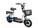 Bicicleta electrica tip scuter ZTECH ZT-02 F SPEED, nu necesita permis, motor 350W, baterie 48V 12Ah, autonomie 32km - Albastru