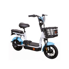 Bicicleta electrica tip scuter ZTECH ZT-02 F SPEED, nu necesita permis, motor 350W, baterie 48V 12Ah, autonomie 32km - Albastru