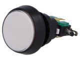 Comutator apăsare alb SPDT 10A 250VAC