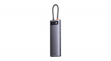 Baseus Metal Gleam seria Hub USB-C 12in1 Gri
