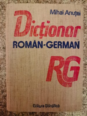 Dictionar Roman-german - Mihai Anutei , B214 foto