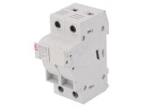 Separator cu Fuzibil 10,3x38mm pentru Șină DIN 25A 1kVAC