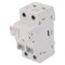 Separator cu Fuzibil 10,3x38mm pentru Șină DIN 25A 1kVAC