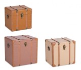 Cumpara ieftin Set 3 cufere depozitare Loisia 34x28x33 cm; 42x34x41 cm; 50x40x49 cm