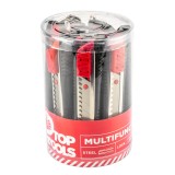 Set 12 cuttere multifunctionale 18 mm TOP TOOLS pentru uz casnic si atelier