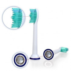 Set 4 rezerve pentru Philips Sonicare, HX6014, alb foto