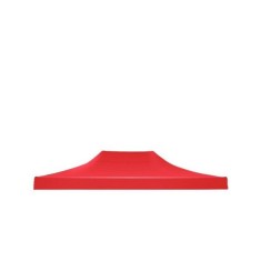 Prelata,copertina pentru acoperis cort tip pavilion Flippy, 3 x 4.5 m , impermeabila, invelis din material textil oxfort 700D, cauciucat Rosu Varf Pla foto