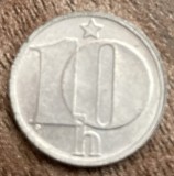 C50 - Moneda foarte veche - Cehoslovacia - 10 haler - 1980