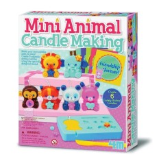 Set creativ DIY, 4M, Realizeaza lumanari in forma de animalute