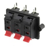 Conector boxe 6 pini, montare pe panou - 123725