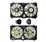 GMV radiator electroventilator Lexus GS, 2005-2012, GS450h, motor 3.5 V6, benzina/electric, cutie CVT, cu AC, 355/355 mm,, Rapid
