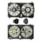 GMV radiator electroventilator Lexus GS, 2005-2012, GS450h, motor 3.5 V6, benzina/electric, cutie CVT, cu AC, 355/355 mm,
