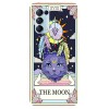 Husa compatibila cu Oppo A16 model The moon cat, Silicon, TPU, Viceversa, Transparent, Carcasa