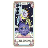 Husa compatibila cu Oppo A53 model The moon cat, Silicon, TPU, Viceversa, Transparent, Carcasa