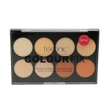 Paleta 8 pudre contur, Technic, Colour Fix, Pressed Powder Contour