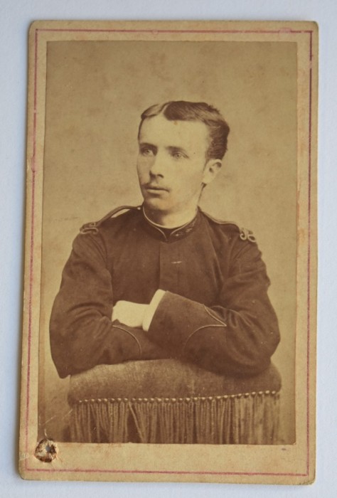 CDV Atelier Romania Iasi Jassy Iassy 1879 militar in uniforma