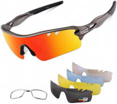 Titan Outdoor Ochelari Sport cu 5 Lentile Interschimbabile + Toc cod 2007 foto