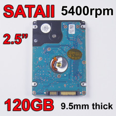 Hard Disk Laptop 2.5 inch 120GB 5400 RPM 8MB SATA 2 Diversi Producatori foto