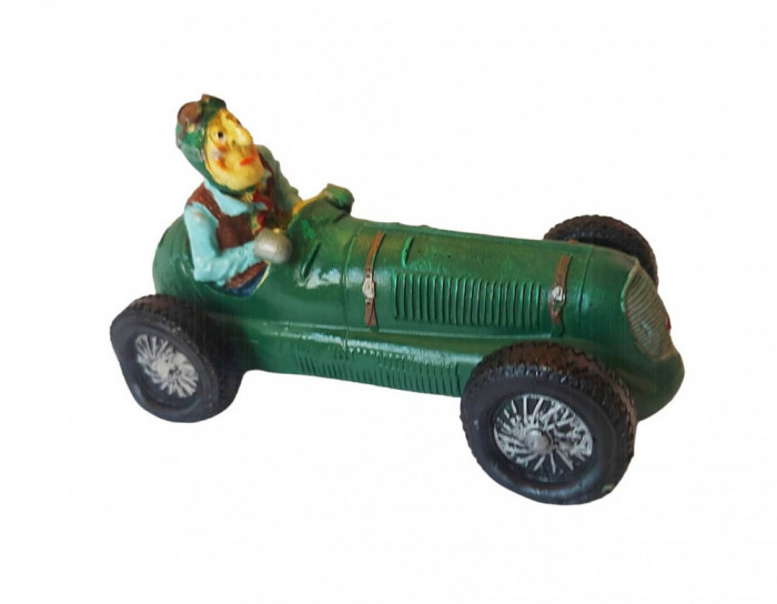 Masinuta decorativa de curse, Verde, 19 cm, 381-5DX