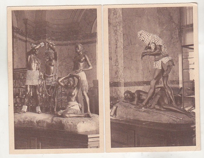 bnk cp Belgia - Tervueren Tervuren - Muzeul Congoului Belgian - lot 6 cp interbelice necirculate