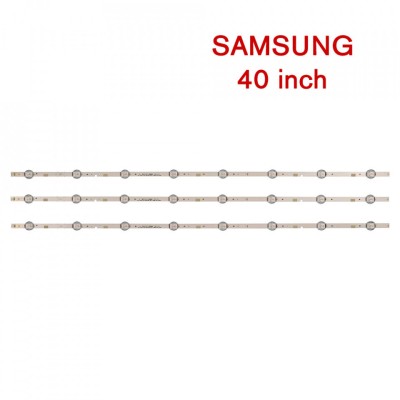Set barete led Samsung 40 inch V5DN-395SM0-R3 3 barete x 8 leduri foto