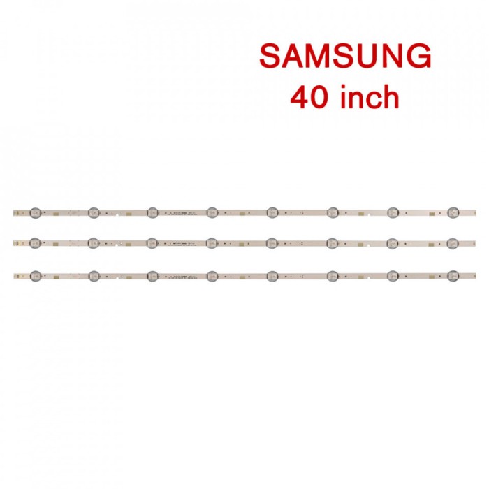 Set barete led Samsung 40 inch V5DN-395SM0-R3 3 barete x 8 leduri
