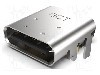 Conector USB C, versiune USB 2.0, orizontala, GCT - USB4085-GF-A