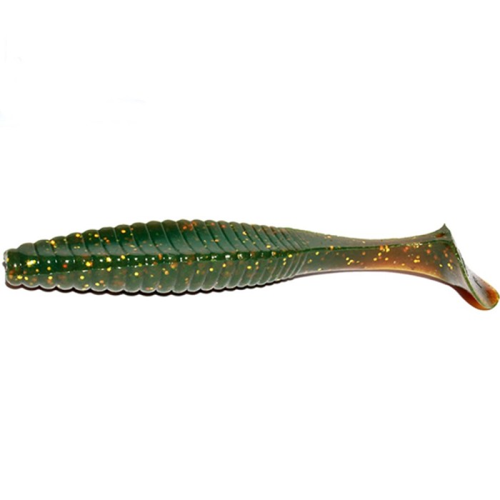Shad Hide Up Stagger Original 3&quot; Salt, S-05 Motor Oil Gold Flake, 7.6cm, 4.5 g, 10buc/pac