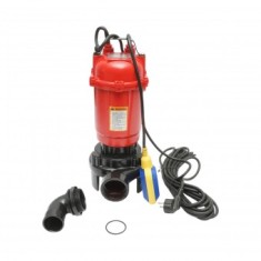 Pompa apa murdara, drenaj submersibila cu flotor si tocator 2600W, 220V, H12m, debit 333 L/min, cablu 8m Breckner Germany
