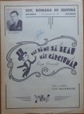Partitura Mai da-mi sa beau mai carciumar, text si muzica Titi Maiorescu,interb.