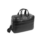 Geanta laptop Nava Passenger Leather 15.6&quot; piele negru