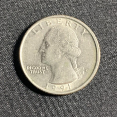 Moneda quarter dollar 1991 USA