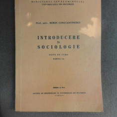 Introducere in sociologie - Miron Constantinescu