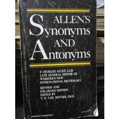 Allens Synonyms and antonyms - F. Sturges Allen