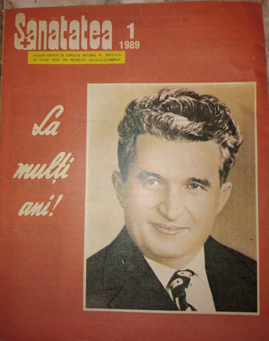 Revista Sănătatea nr 1 din1989